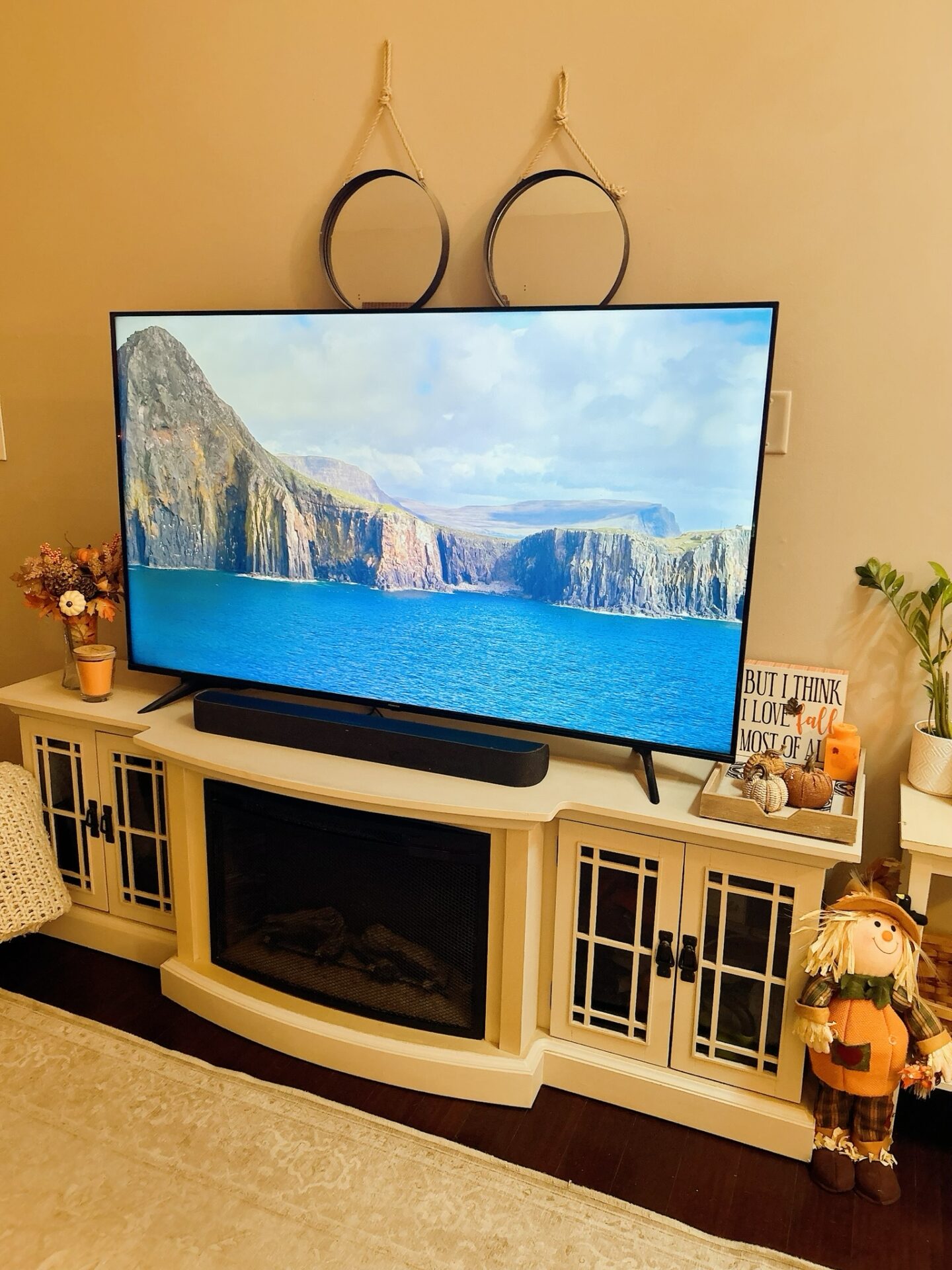 Beautify Your Wood (or Wood-ish) Entertainment Center!